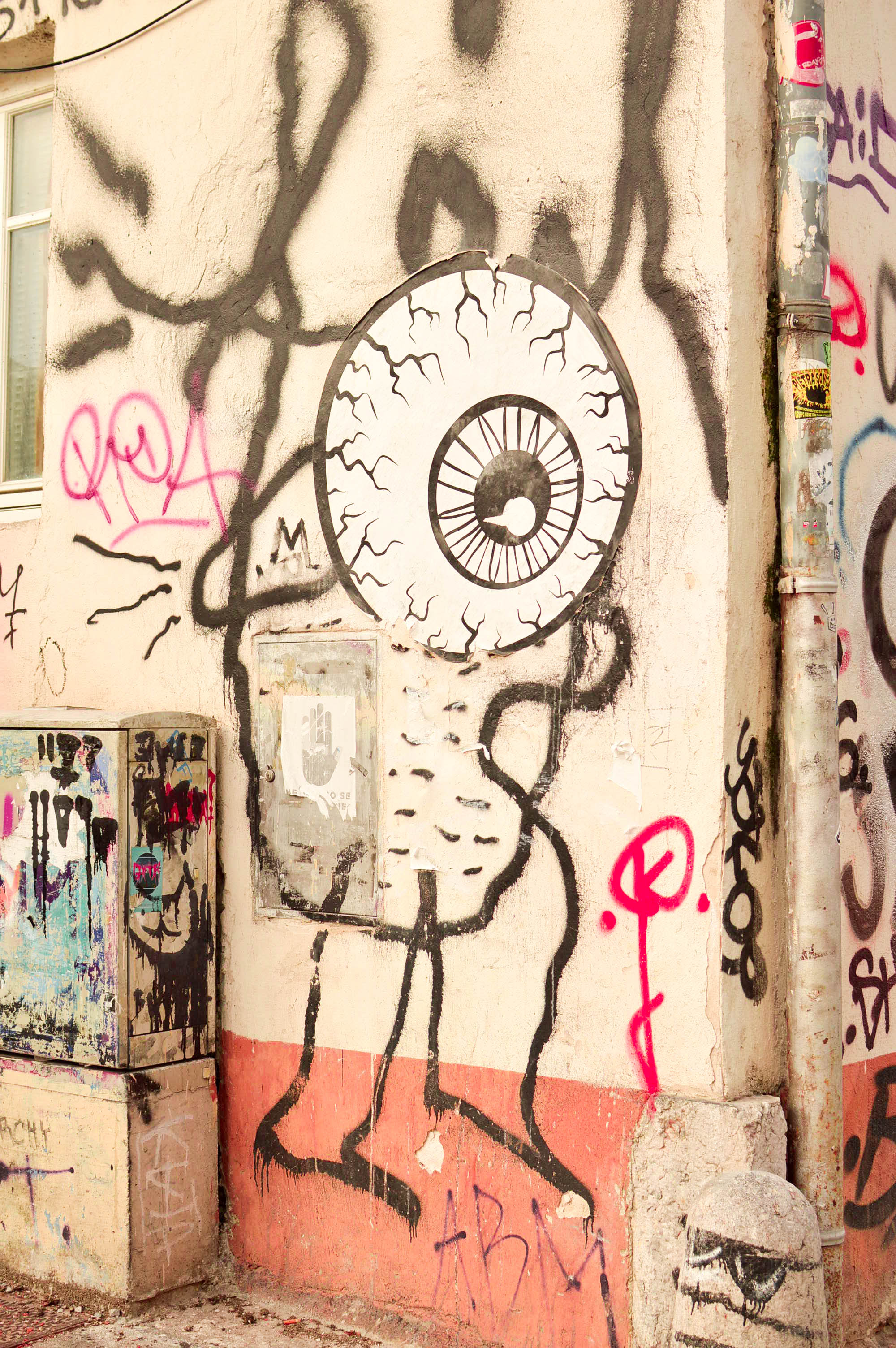 Street art around Ljubljana
