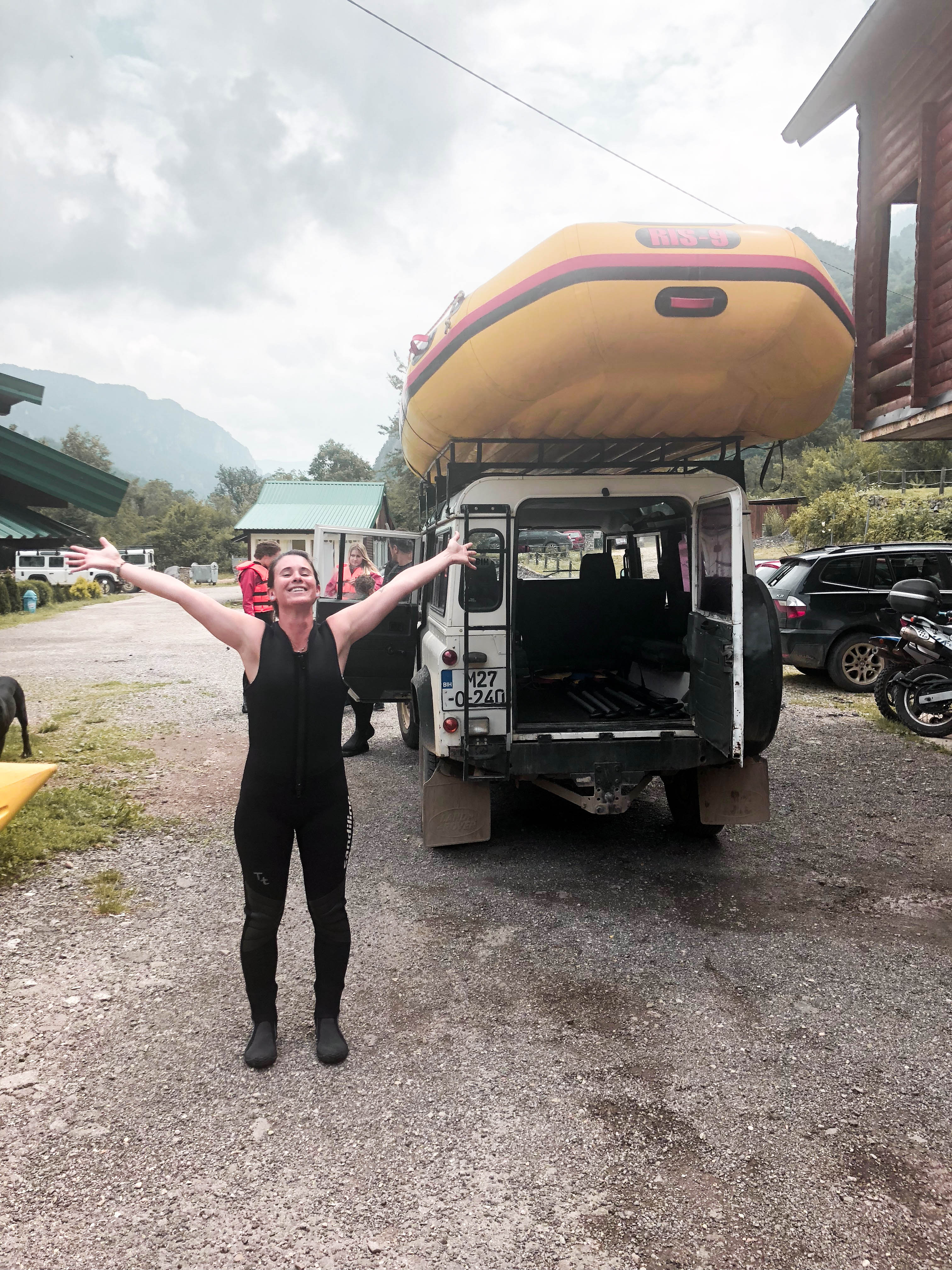 ready for rafting with Tara Tours