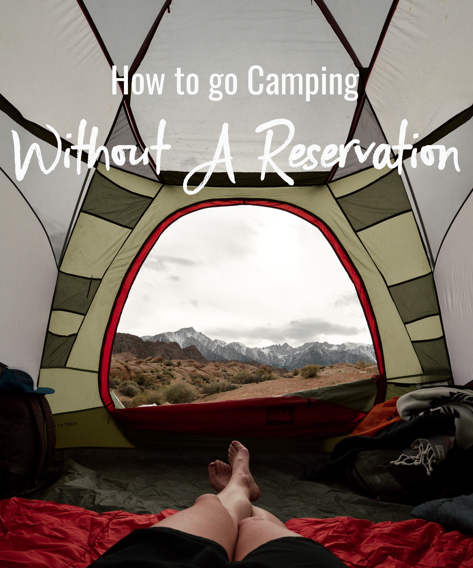 How to go camping without a reservation