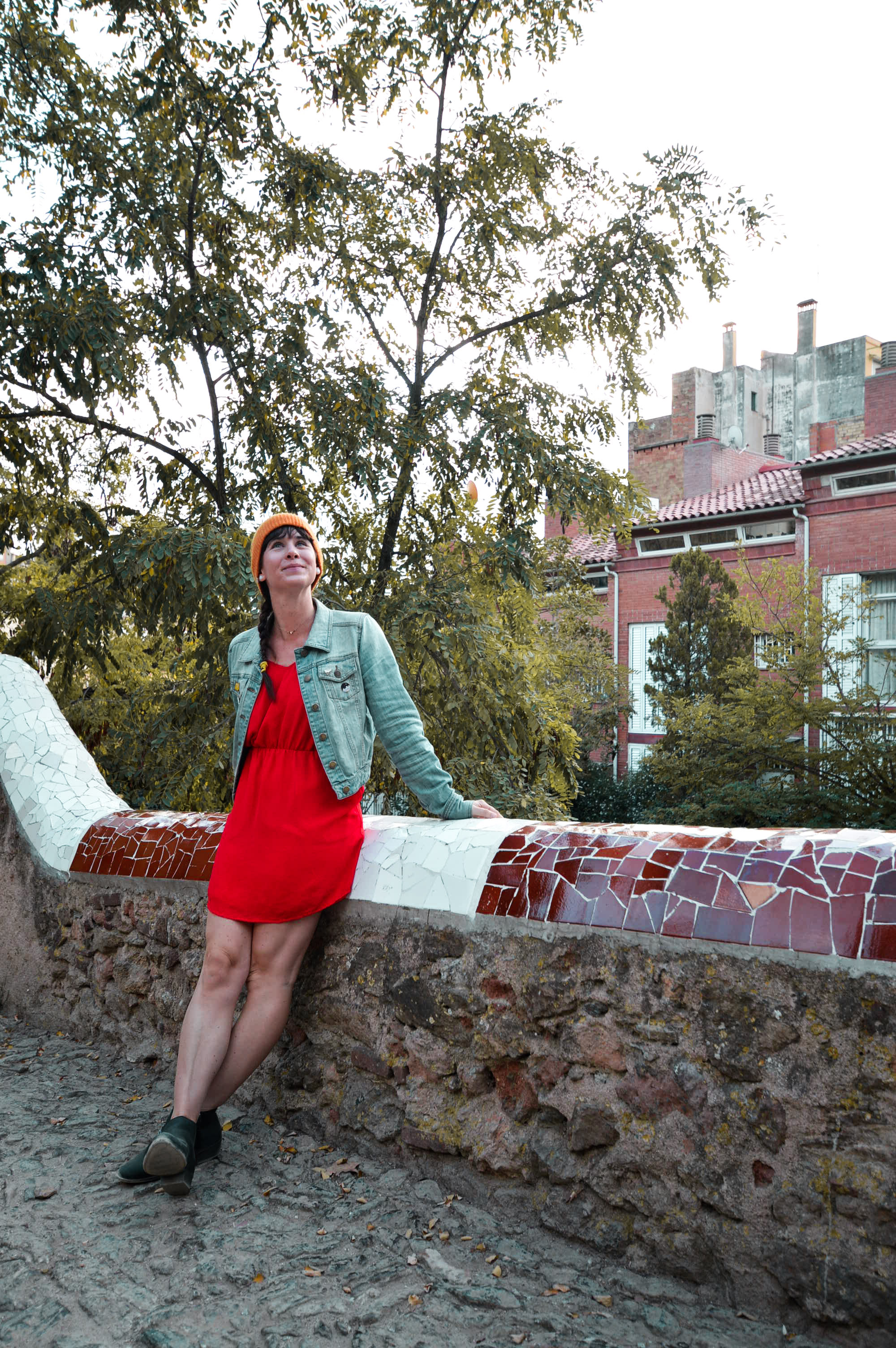 admiring the architecture