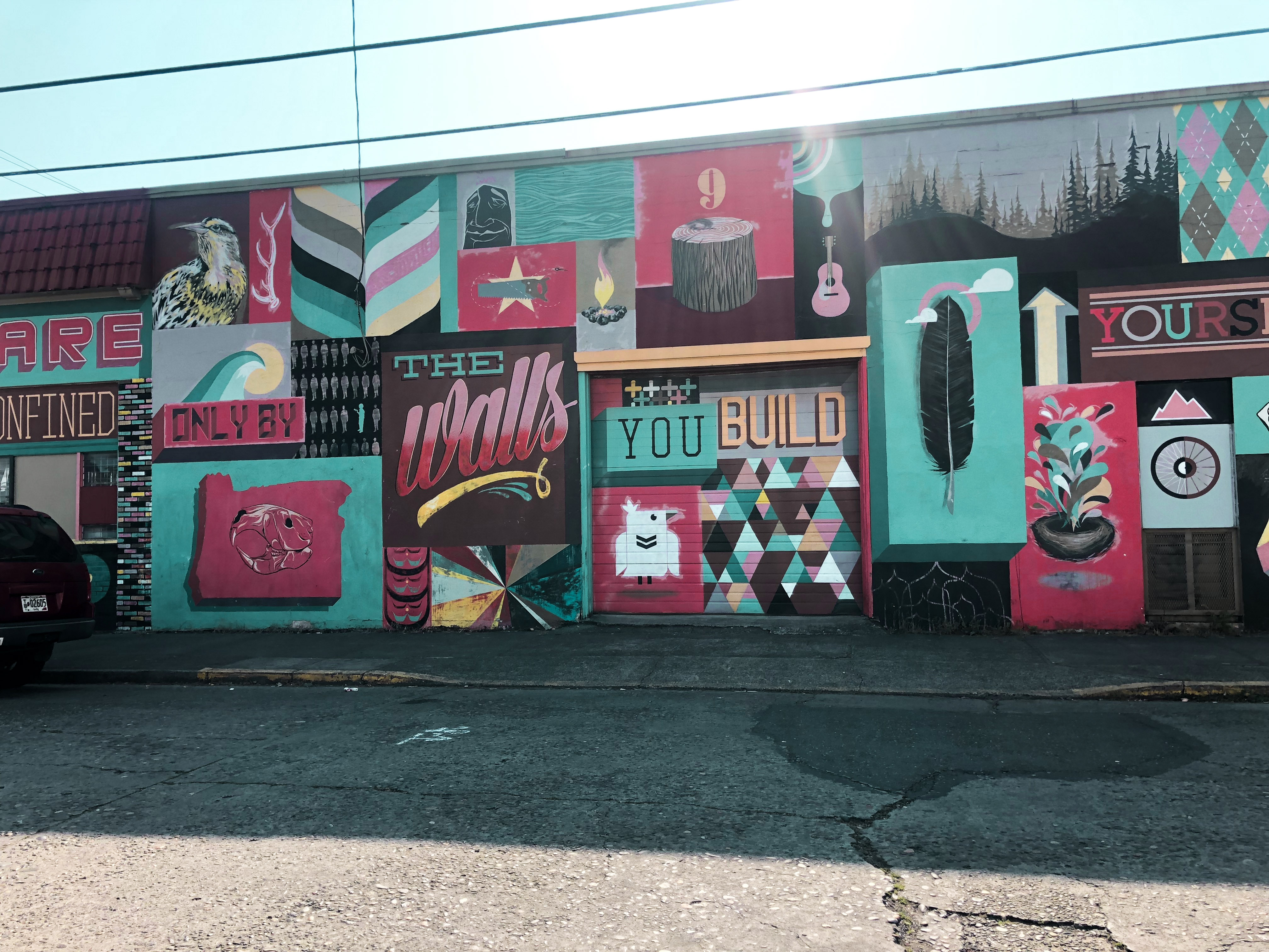 Street art in the Alberta Arts District