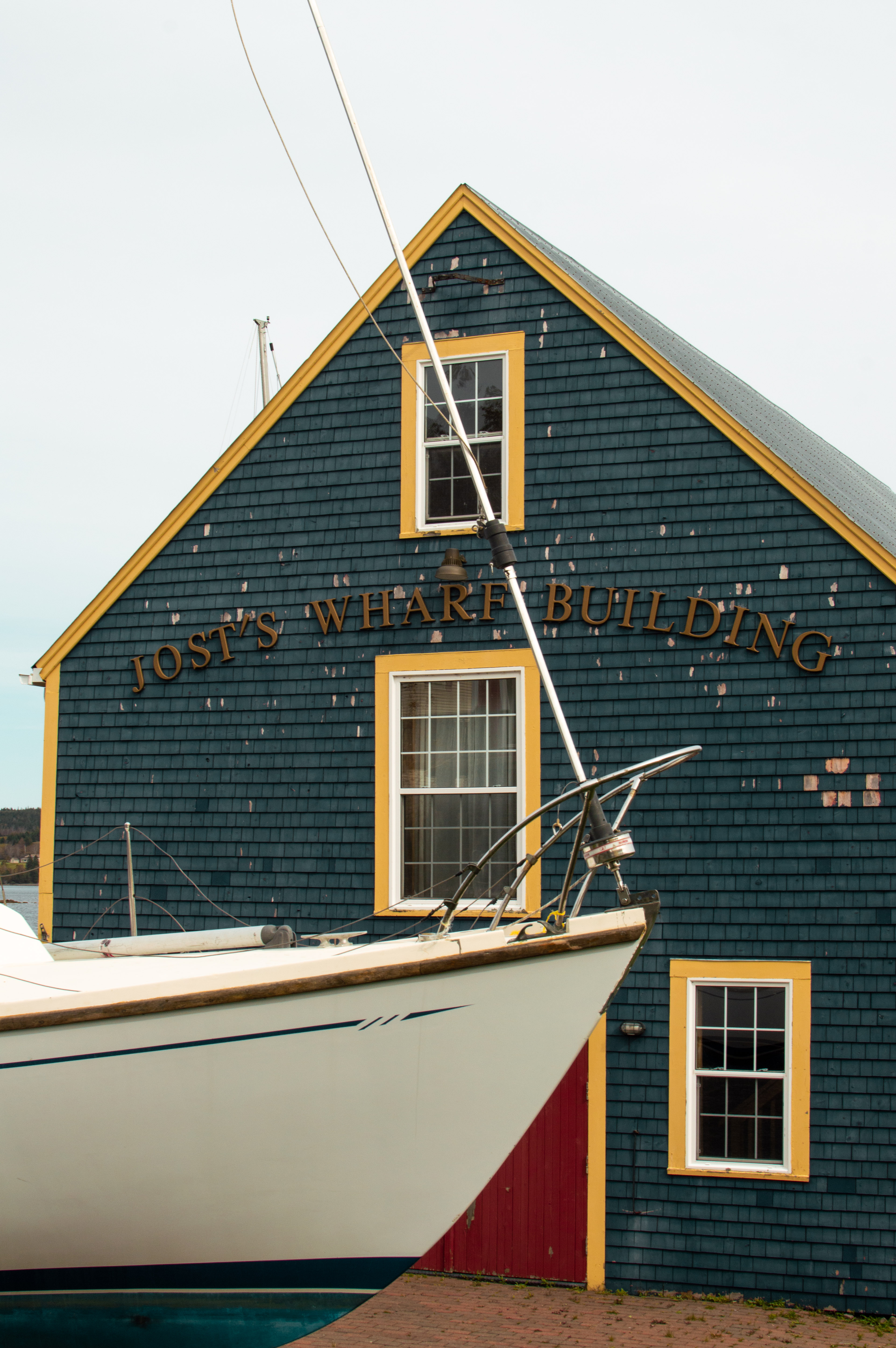 colorful maritime buildings