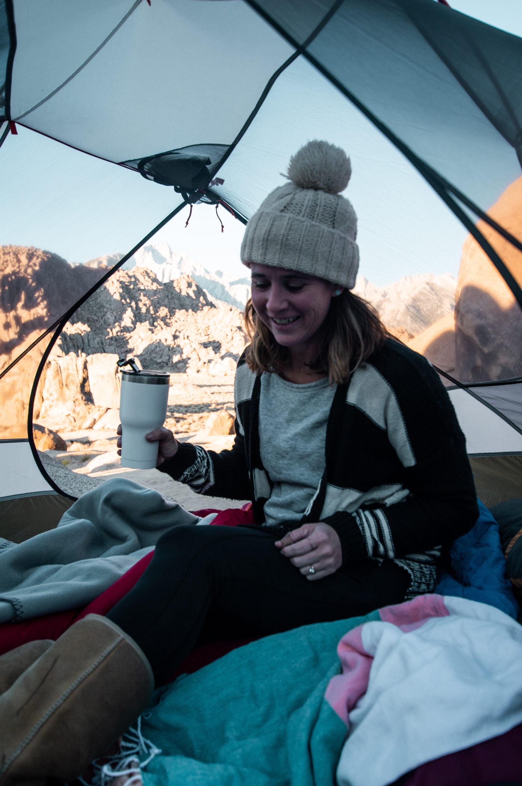 camping in Alabama Hills