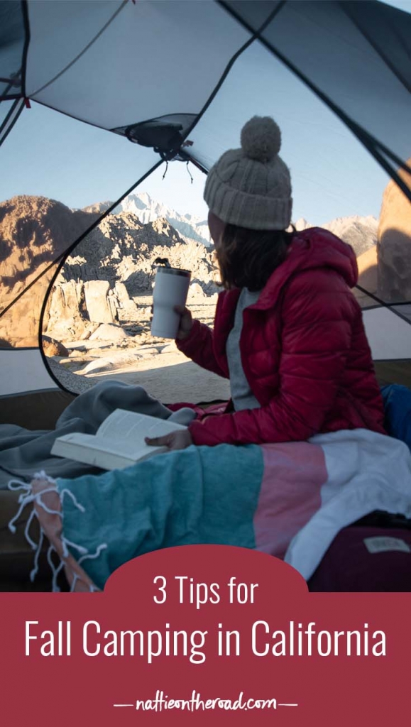 3 tips for fall camping in California