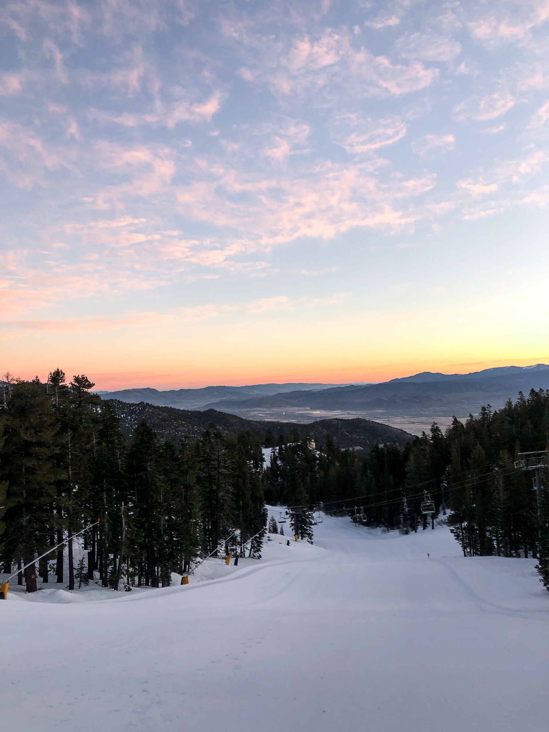 sun rise in the mountains