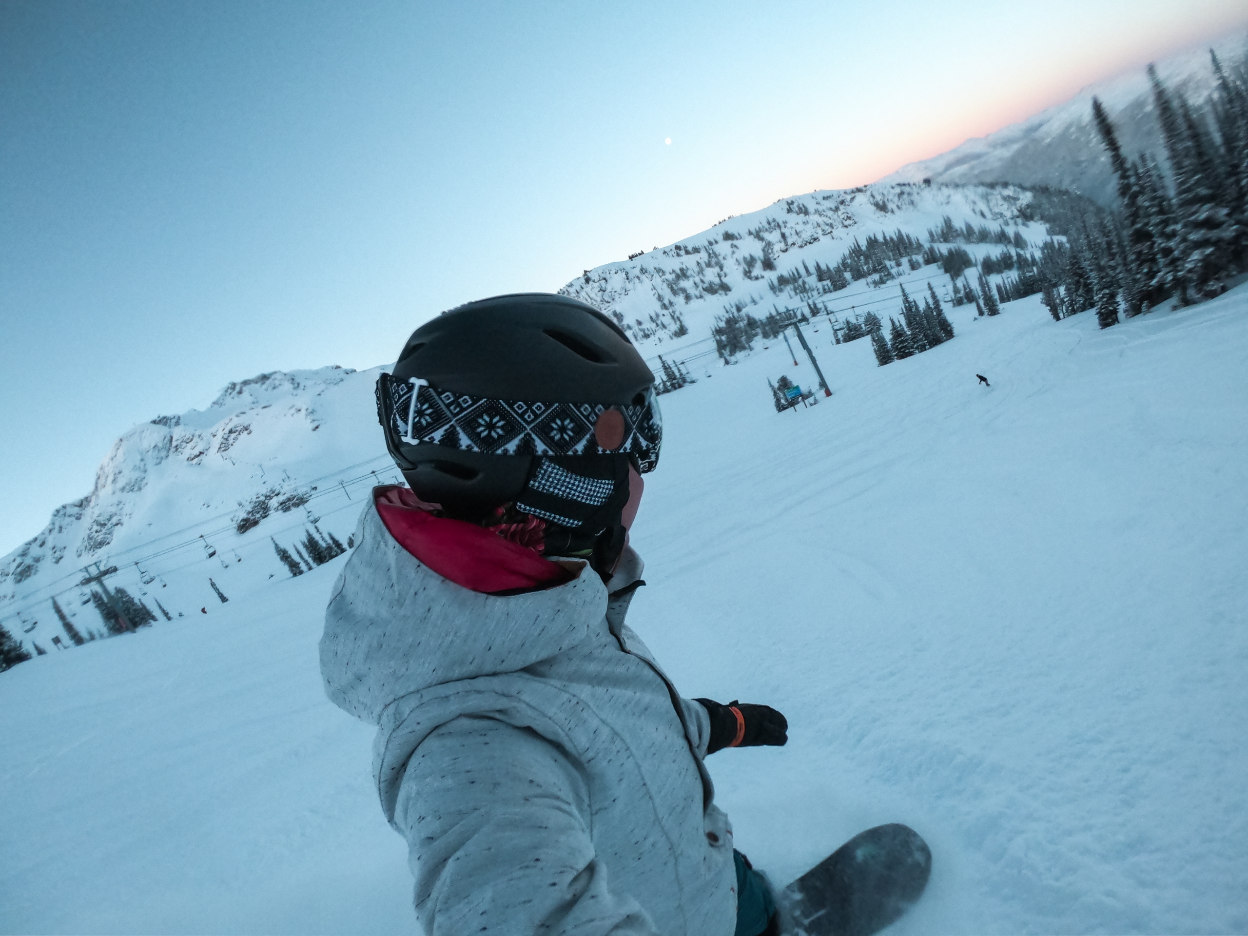 Moon rise over Whistler