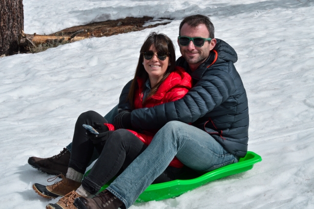 fun times sledding!