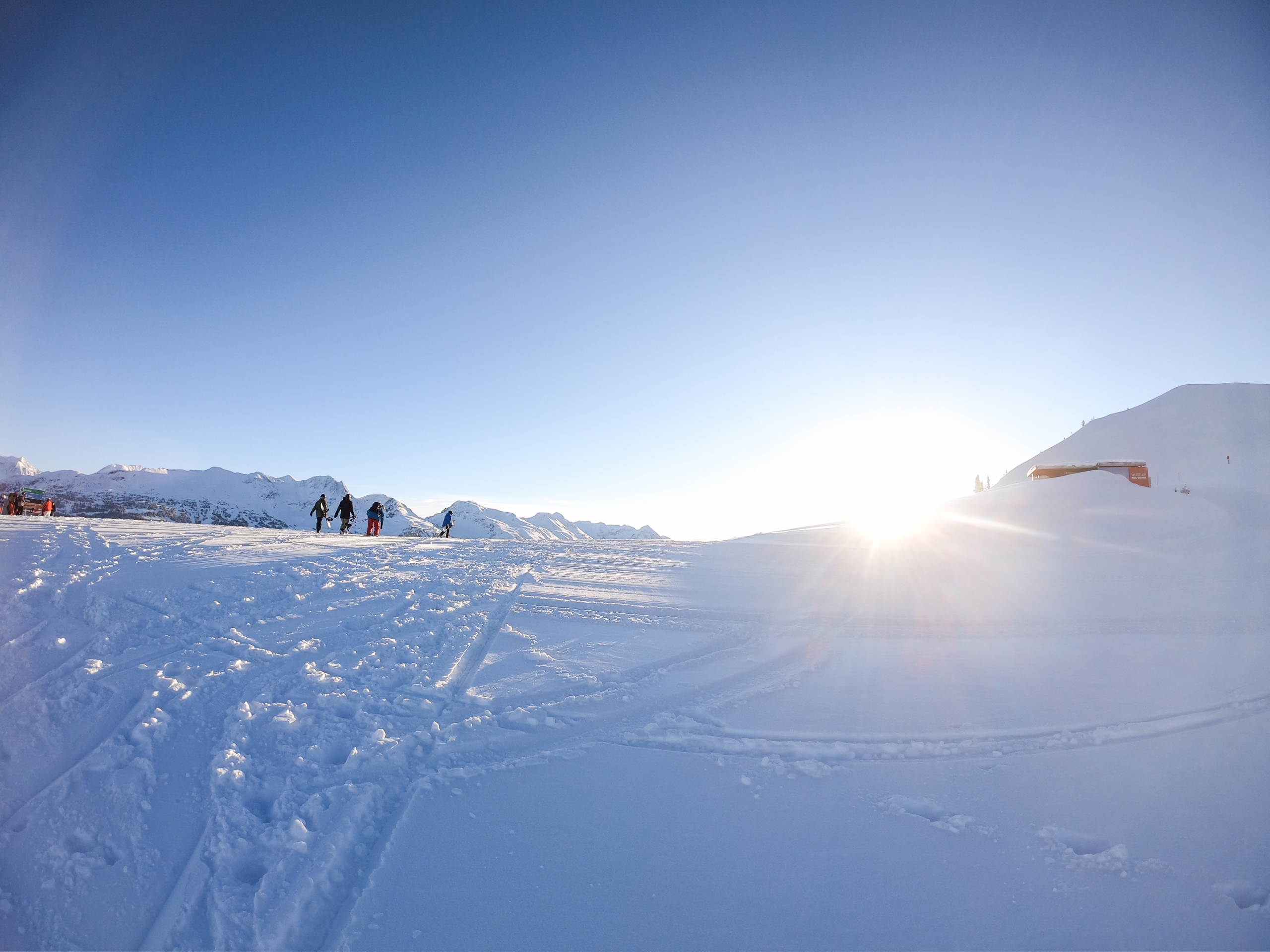 sunrise over whistler