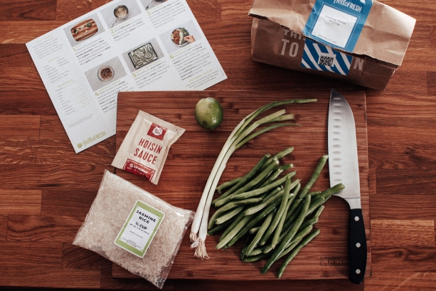 cooking healthy with Hello Fresh