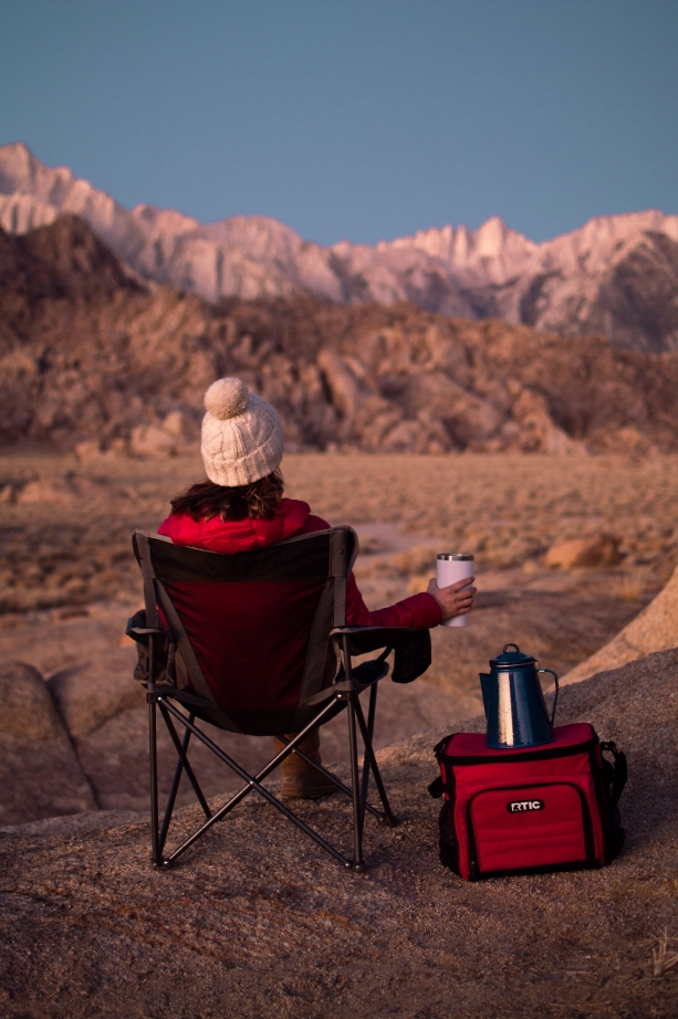 Dispersed camping in Alabama Hills CA