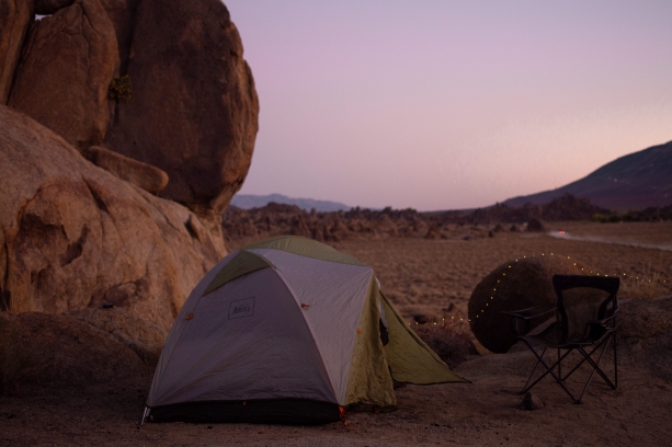 Dispersed Camping in Alabama hills
