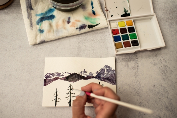 painting water colors 