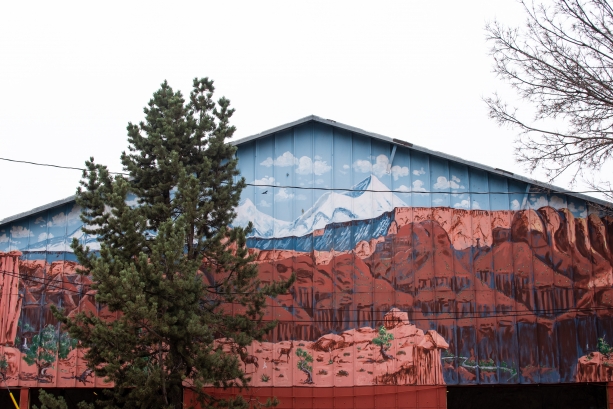 Mountains - Street Art of Moab