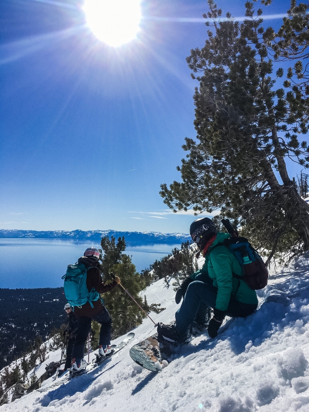 Working as a group in the backcountry