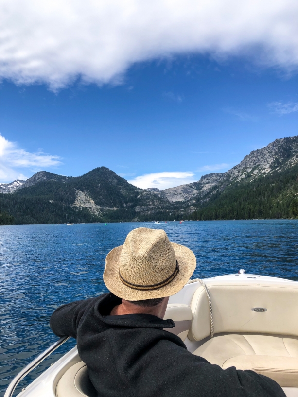 go boating on Lake Tahoe